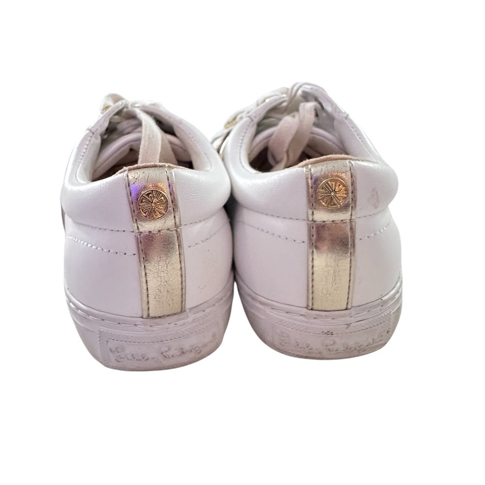 Lilly Pulitzer Lux Hallie Leopard Sneakers Sz 9 - Picture 3 of 5
